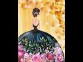 Girl in a Party Dress Acrylic Painting on Canvas for Beginners | TheArtSherpa