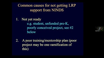 Research Learning Series: Tips for a Successful NIH Loan Repayment Program Application