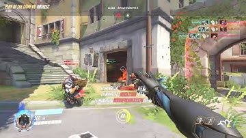 Genji Triple Kill with One Deflect