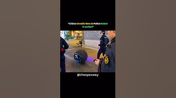 China deploys an AI-powered police robot for surveillance, crowd management, and safety