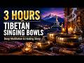 3 Hours Tibetan Singing Bowls — Deep Meditation & Healing Sleep | 432Hz | No Ads