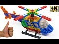 ASMR - DIY How To Make Helicopter with Magnetic Balls Satisfaction 100% | Magnetic Man 4K