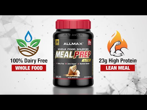 ALLMAX MealPrep Lite | Dairy-Free Whole-Food Protein Meal Replacement