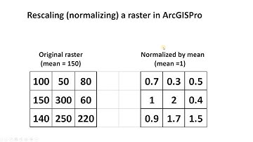 Rescale (normalize) raster in ArcGIS Pro (L5, V4)