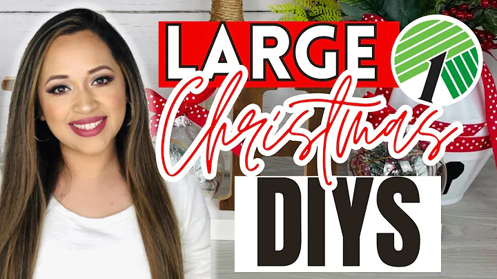 NEW LARGE DOLLAR TREE CHRISTMAS DIYS