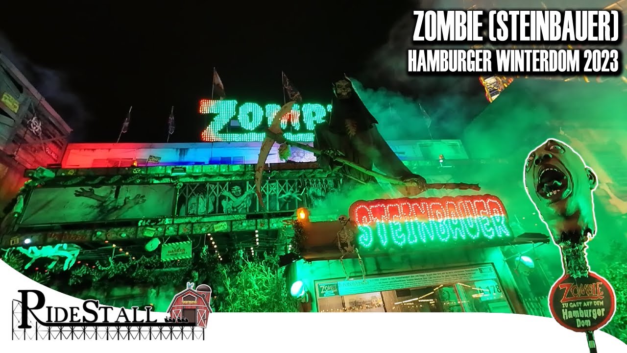 Zombie (Steinbauer) - der Geisterbahn Geheimtipp auf dem Hamburger Winterdom 2023 | POV Onride