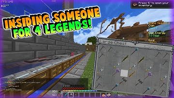 INSIDING ENEMY FOR 4 LEGENDS! | Mineplex Clans Highlights #31