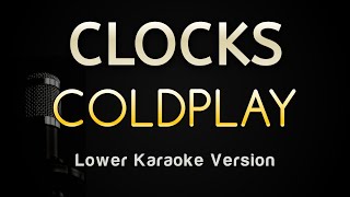 Clocks - Coldplay (Karaoke Songs With Lyrics - Lower Key)