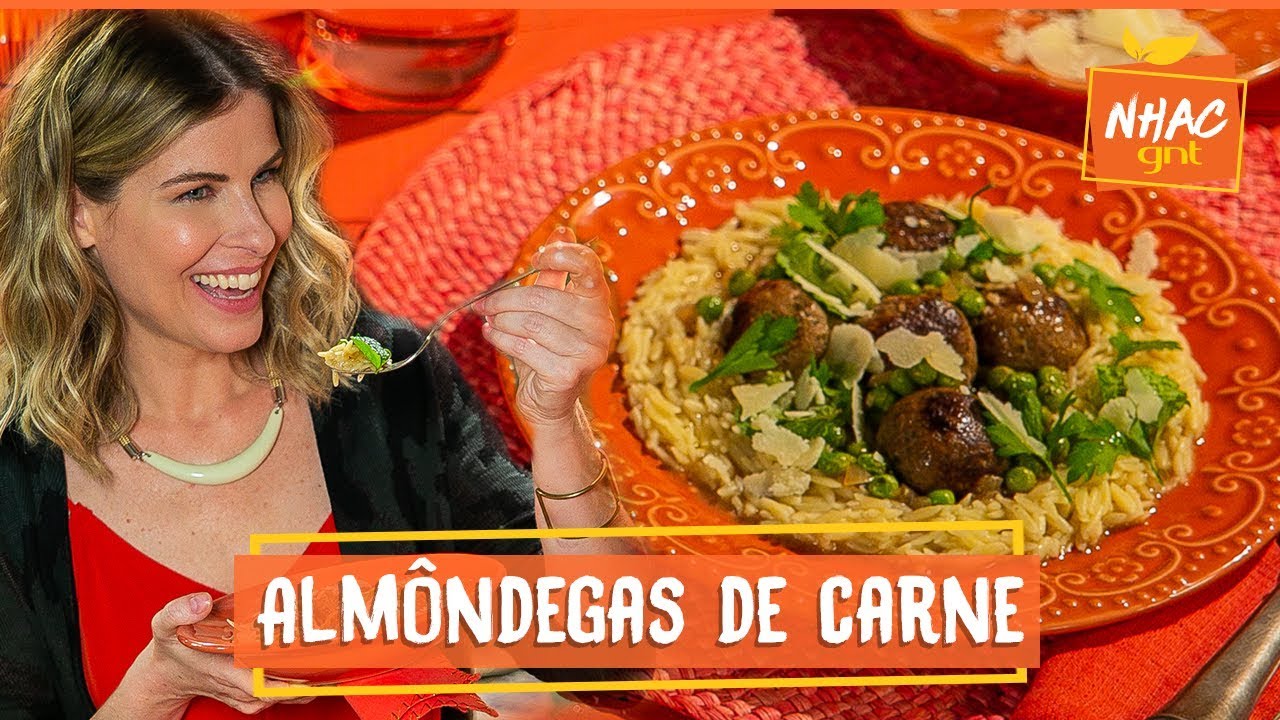 ALMÔNDEGAS DE CARNE COM HORTELÃ E LIMÃO COZINHA PRÁTICA RITA LOBO