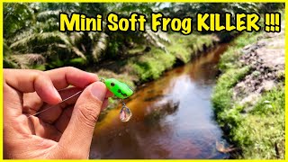 snakehead fishing with mini soft frog lure screenshot 3