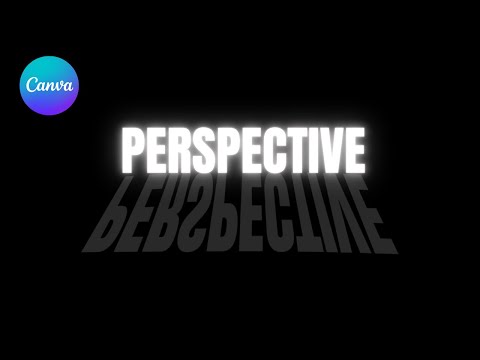 Canva Tutorial: Perspective Text Shadow Effect