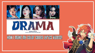 [REMAKE] How I make my color coded lyrics videos!