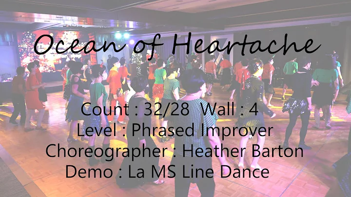 Ocean of Heartache Line Dance by Heather Barton 2022