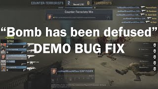 Bomb Has Been Defused Demo bug fix *No longer works*
