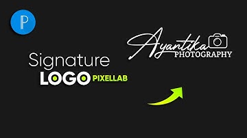 How to make signature photography logo || Logo Design Tutorial || Pixellab