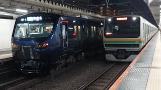 湘南新宿ラインE231系U4編成普通古河駅行き西大井駅到着(2023/3/20)