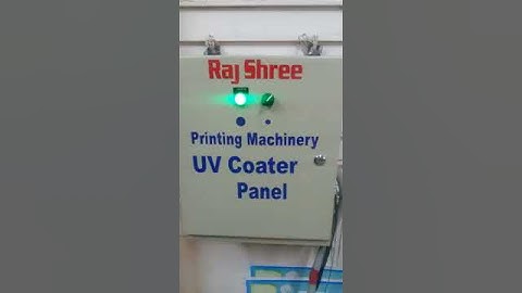Uv curring machine and UV  coater offset attachment
