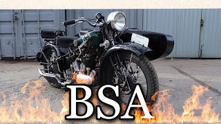 Мотоцикл BSA 50SS 1971 обзор