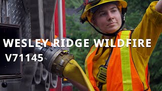 Wesley Ridge V71145 Wildfire August 8, Structure Protection And Defence