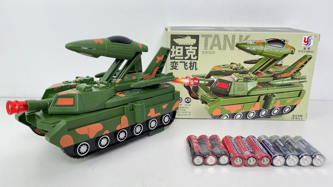 Unboxing: Rocket launcher vehicle. Aircraft-tank. Armed helicopter. Basketball-shooting excavator.