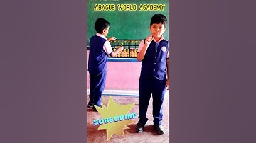Abacus Training video, Abacus World Academy, #shorts #abacus #abacusclasses #abacuslevel1#