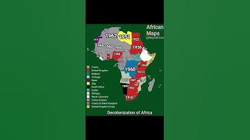 Decolonization of Africa. When African countries gained independence from European colonial powers