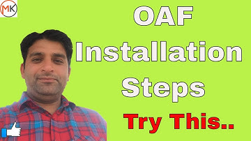 How to Install OAF | Oracle Shooter