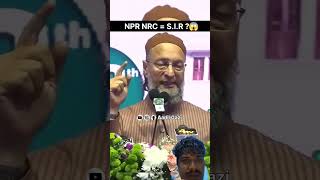 Asaduddin Owaisi Best Reply on SiR 😱💯 #shortvideo_ #viralvideo #amitshah #parliamentsession #bjp
