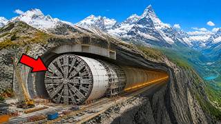 How Switzerland Built the Impossible 57km Tunnel 2,300m Beneath the Alps (Full Process)