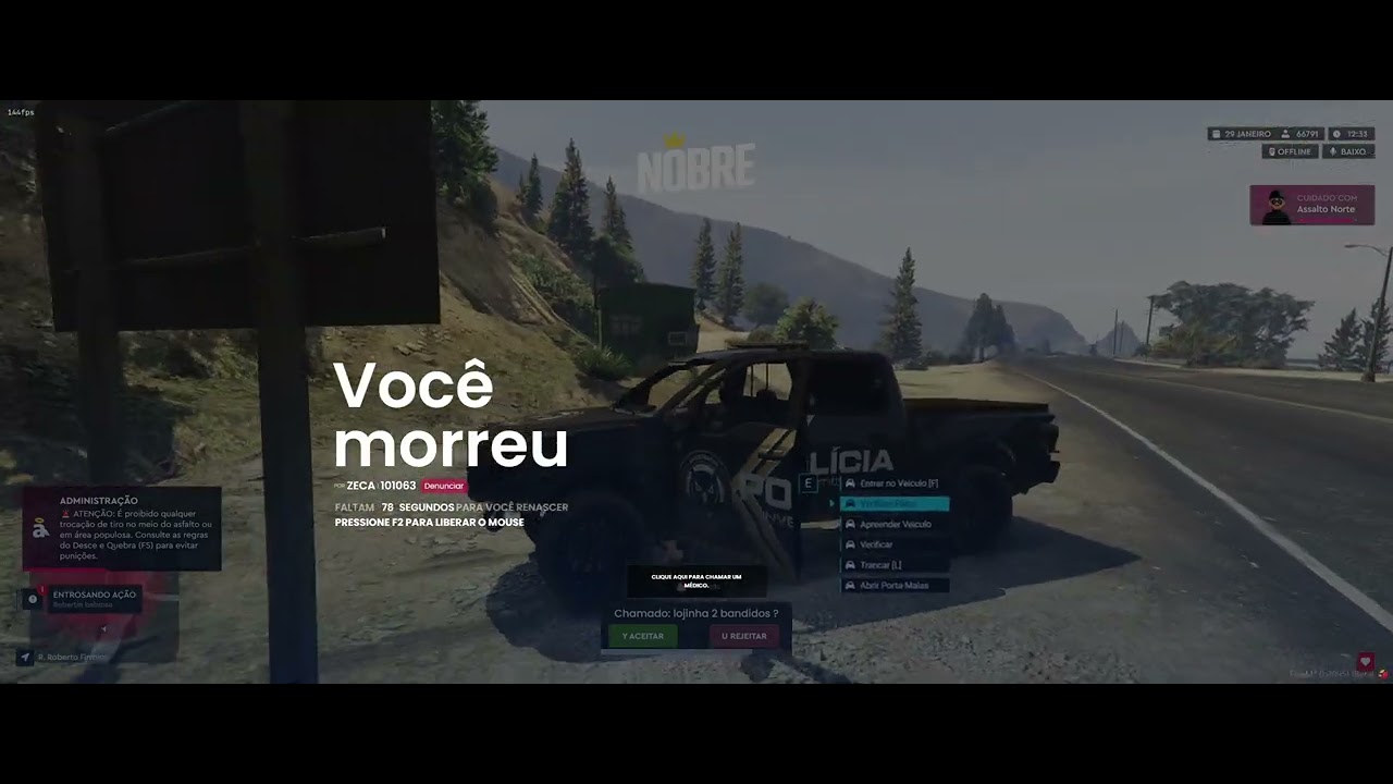 FiveM® by Cfx re   BRASIL✅Nobre RolePlay 