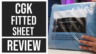 Extra Deep Pocket Fitted Sheet, CGK Fitted Sheet Review