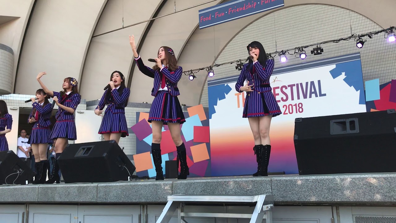 20180512 BNK48 LIVE@THAI FESTIVAL TOKYO 2018 (Fixed point camera)
