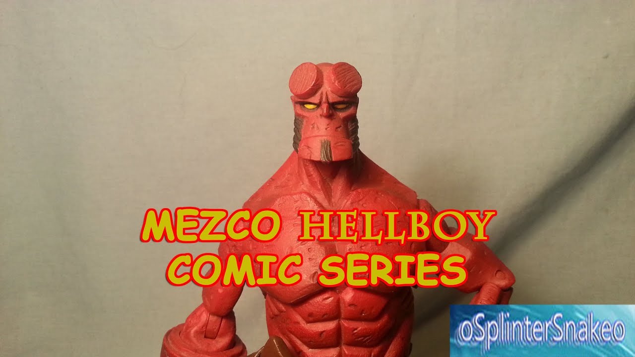 FIGURE REVIEW - MEZCO HELLBOY - COMIC SERIES - YouTube