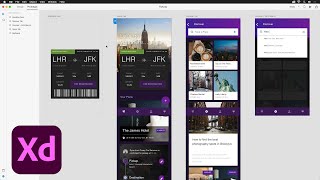 Design a Mobile App with Adobe XD and Photoshop [Part 1 of 2] | Adobe Creative Cloud