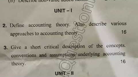 2019 MCom 6th Sem Accounting Theory & Financial Reporting Question Paper