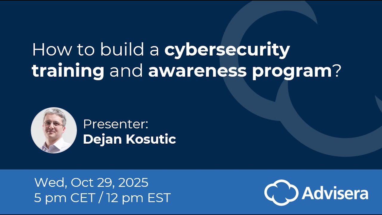 How to build a cybersecurity training and awareness program [live ...