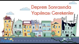 Deprem Sonrasında Yapılması Gerekenler