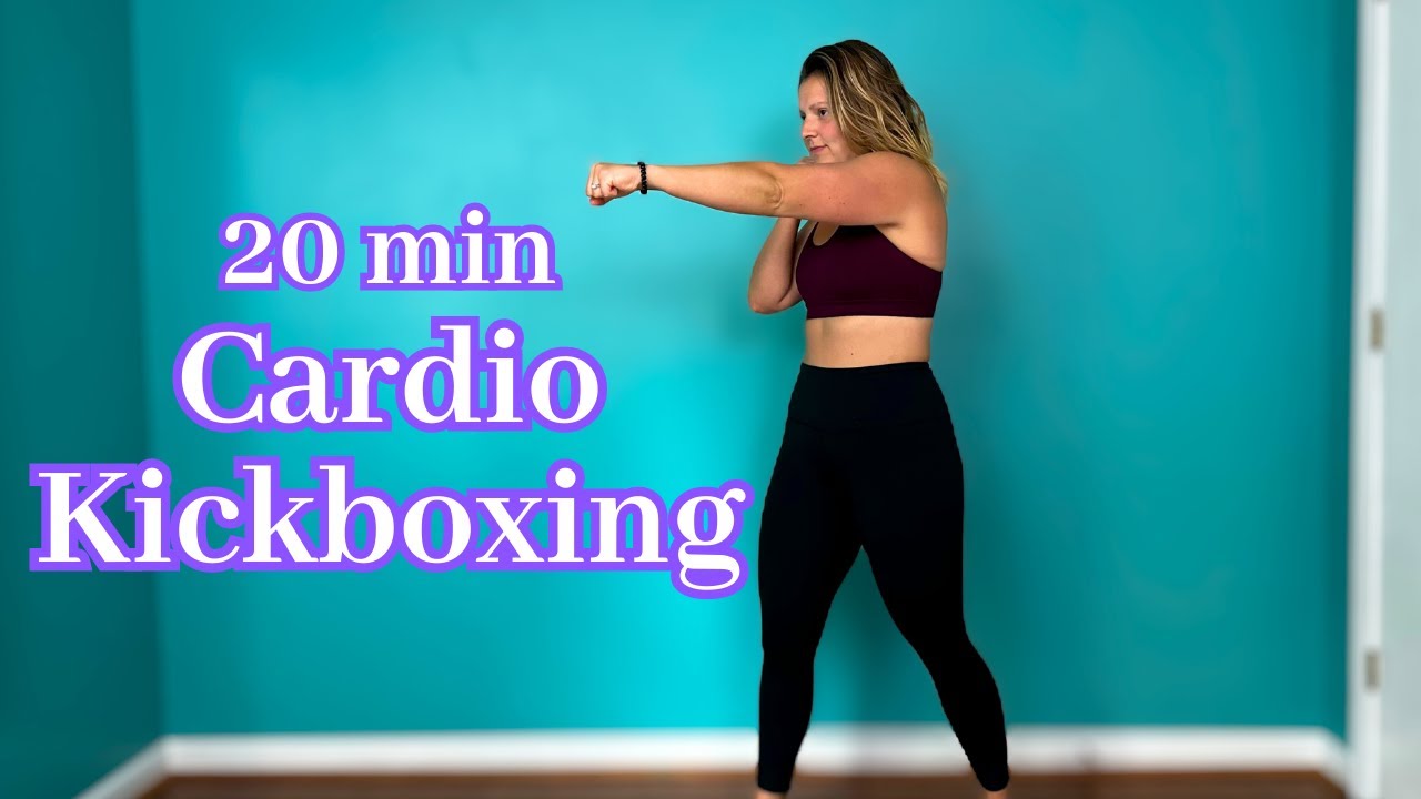 20 Min Cardio Kickboxing Workout At Home Kickboxing Workout YouTube