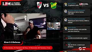 River Plate vs Defensa y Justicia | EN VIVO | Seguí el torneo local con el relato de Lito Costa F…