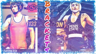 NCAA WRESTLING Championship BRACKETS (2021)