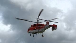 HB-XKE Kamov Ka32 working in Zuoz, Switzerland