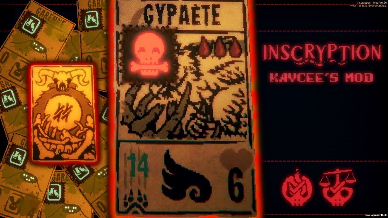INSCRYPTION Kaycee's Mod (0.26) - Lammergeier Run (20 CP) - YouTube