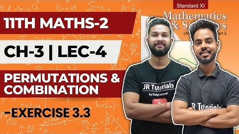 11th Maths 2 | Chapter 3 | Permutations & Combination | Exercise 3.3 | Lecture 4 | Maharashtra Board