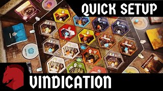 Vindication Board Game | Setup in 5 Minutes
