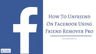 How To Unfriend On Facebook Using Friend Remover Pro screenshot 4