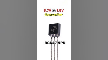 3.7V to 1.5V converter || BC547 NPN #ytshorts #shorts #experiment