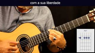 Cómo tocar "Sonho meu" en guitarra / How to play "Sonho meu" on guitar chords