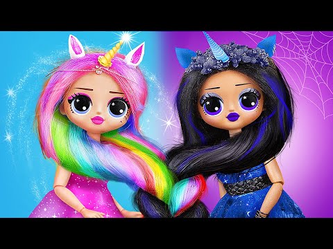 Video Kỳ lân vs Ma cà rồng / 14 Ý tưởng thủ công búp bê LOL... - youtube
