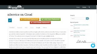 Secured Nservice On Windows 2008 R2 Deploy On Azure , Aws And Google Cloud Platform.