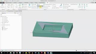 Volume Rough Milling Operation by Creo Paramteric 5.0